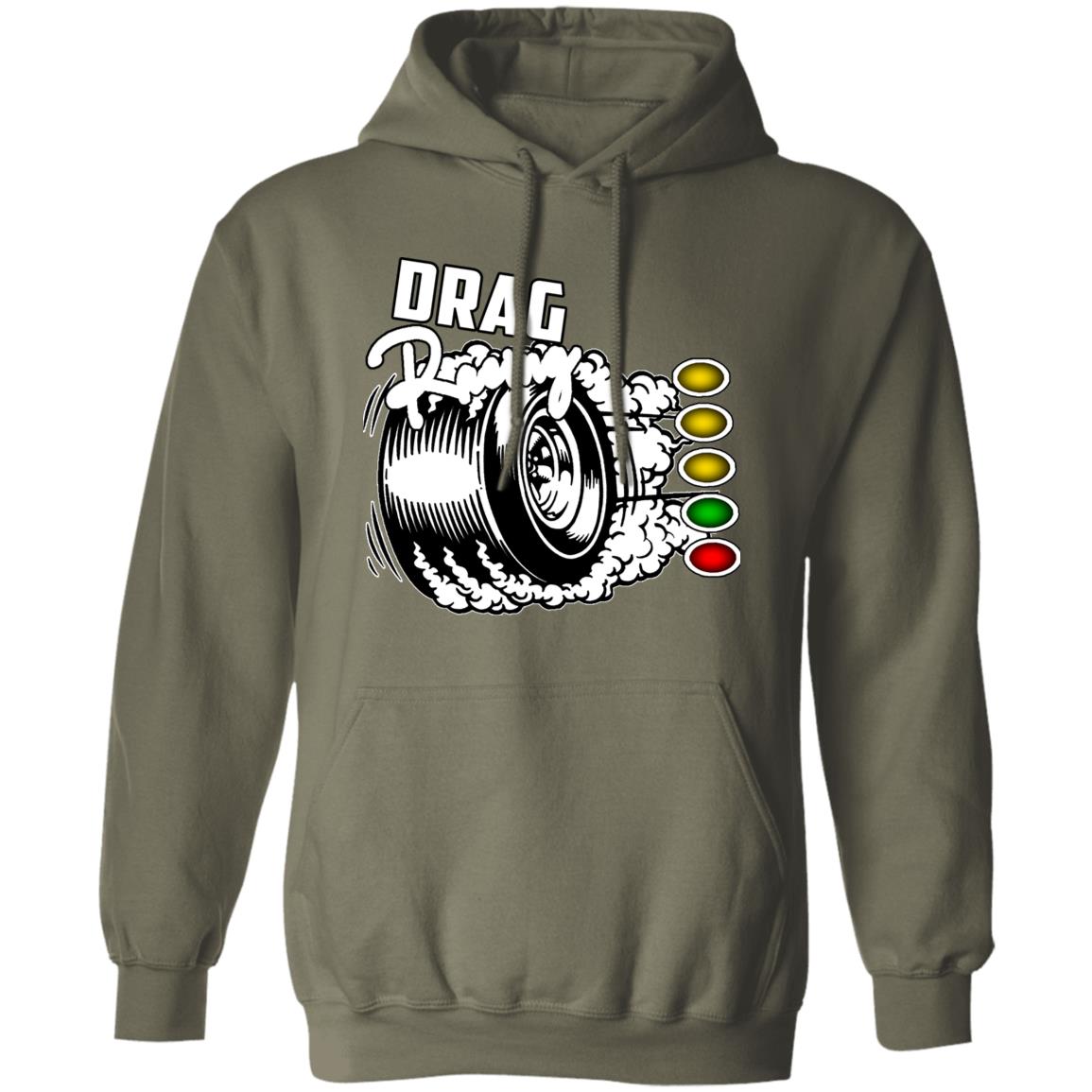 Drag Racing Pullover Hoodie