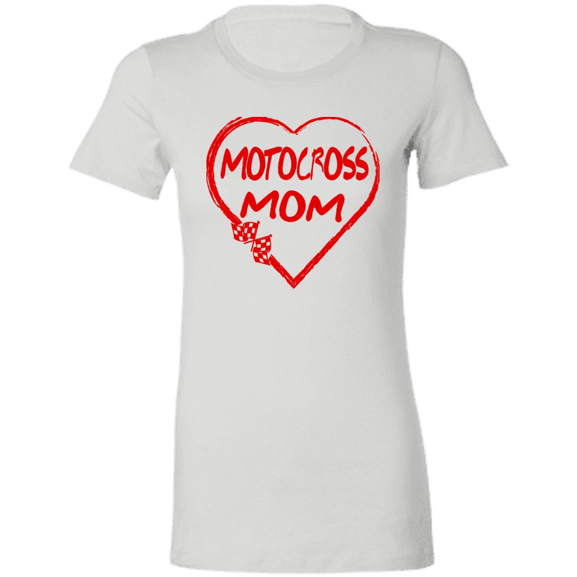 Motocross Mom Heart Ladies' Favorite T-Shirt