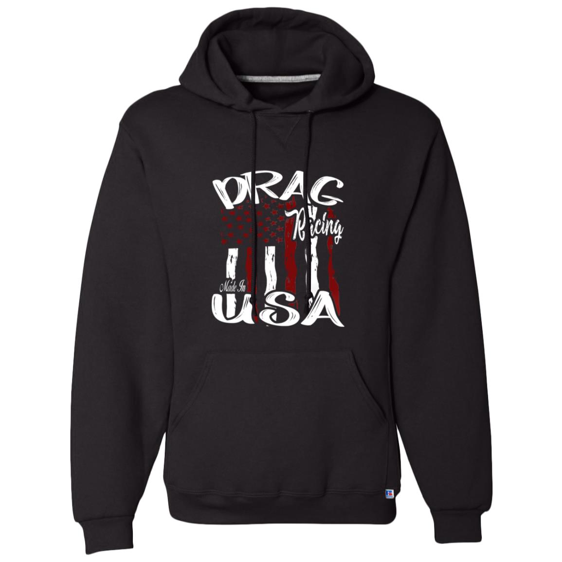 Drag Racing Made In USA Dri-Power Fleece Pullover Hoodie