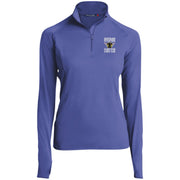 Whoever Said Drag Racing Is A Guy Thing Ladies' 1/2 Zip Performance Pullover