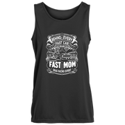 Behind Every Fast Car is a Fast Mom Drag Racing Expert Tank Tops