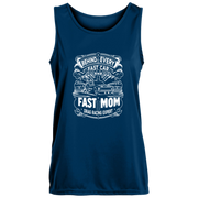 Behind Every Fast Car is a Fast Mom Drag Racing Expert Tank Tops