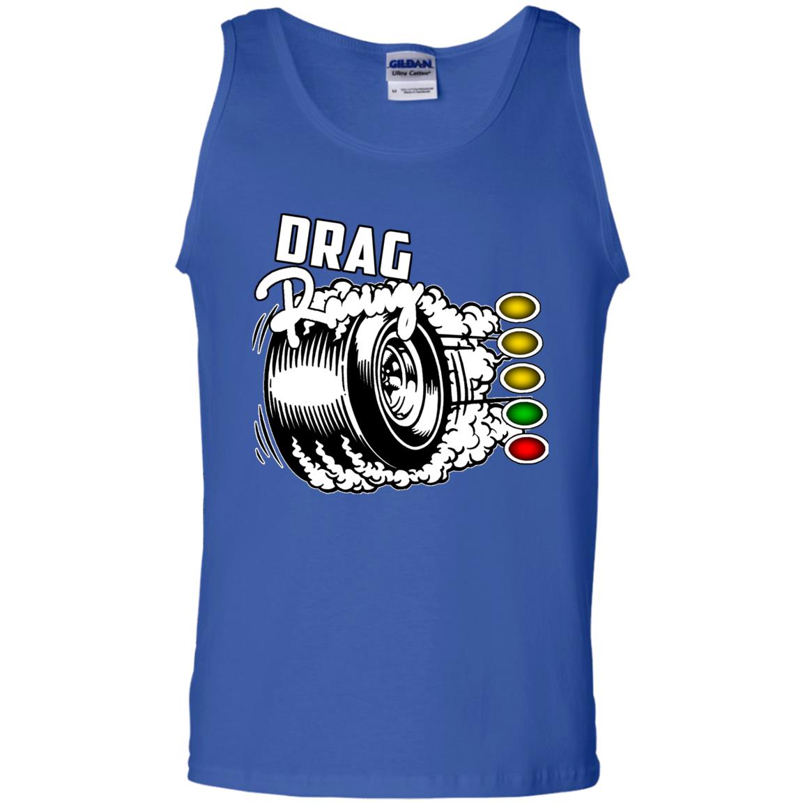 Drag Racing 100% Cotton Tank Top