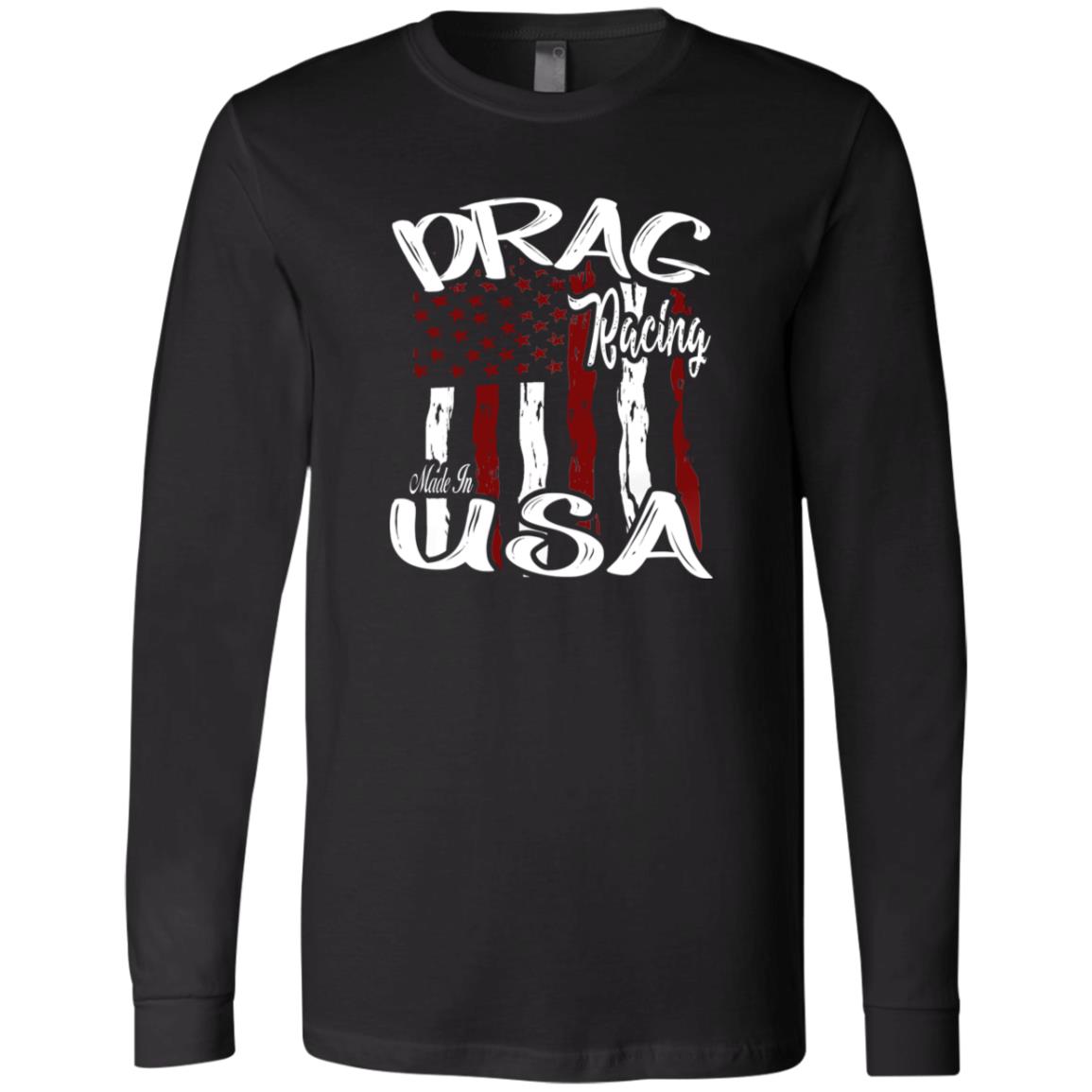 Drag Racing Made In USA Men's Jersey LS T-Shirt