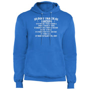 Dirt Track Racing It's Where I Was Raised Core Fleece Pullover Hoodie