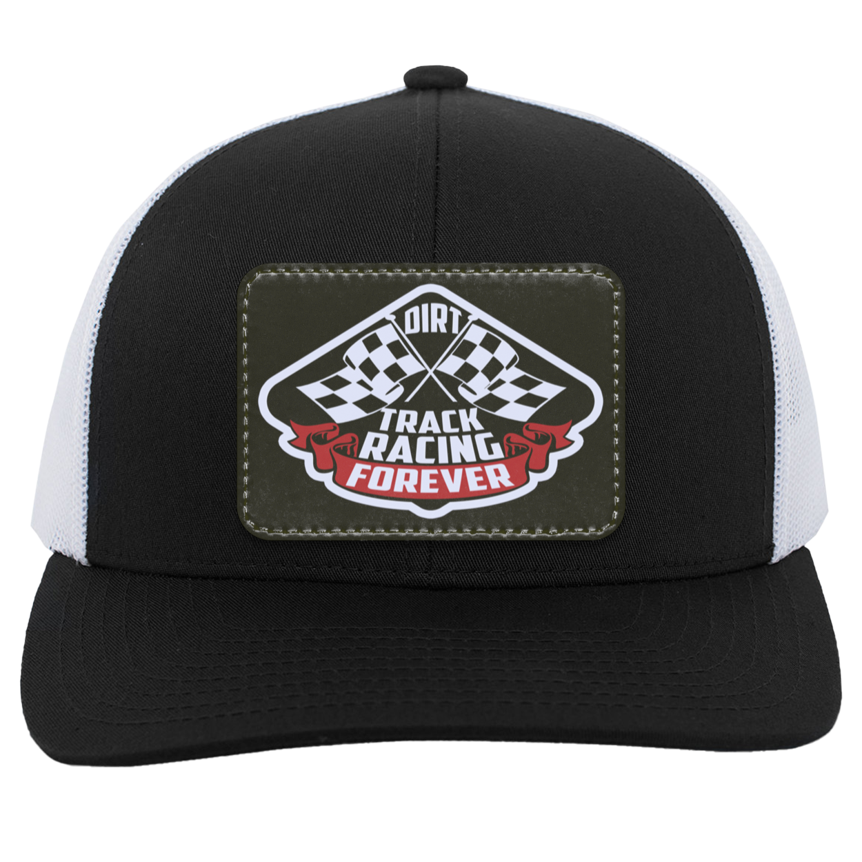 Dirt Track Racing Forever Trucker Patched Snap Back
