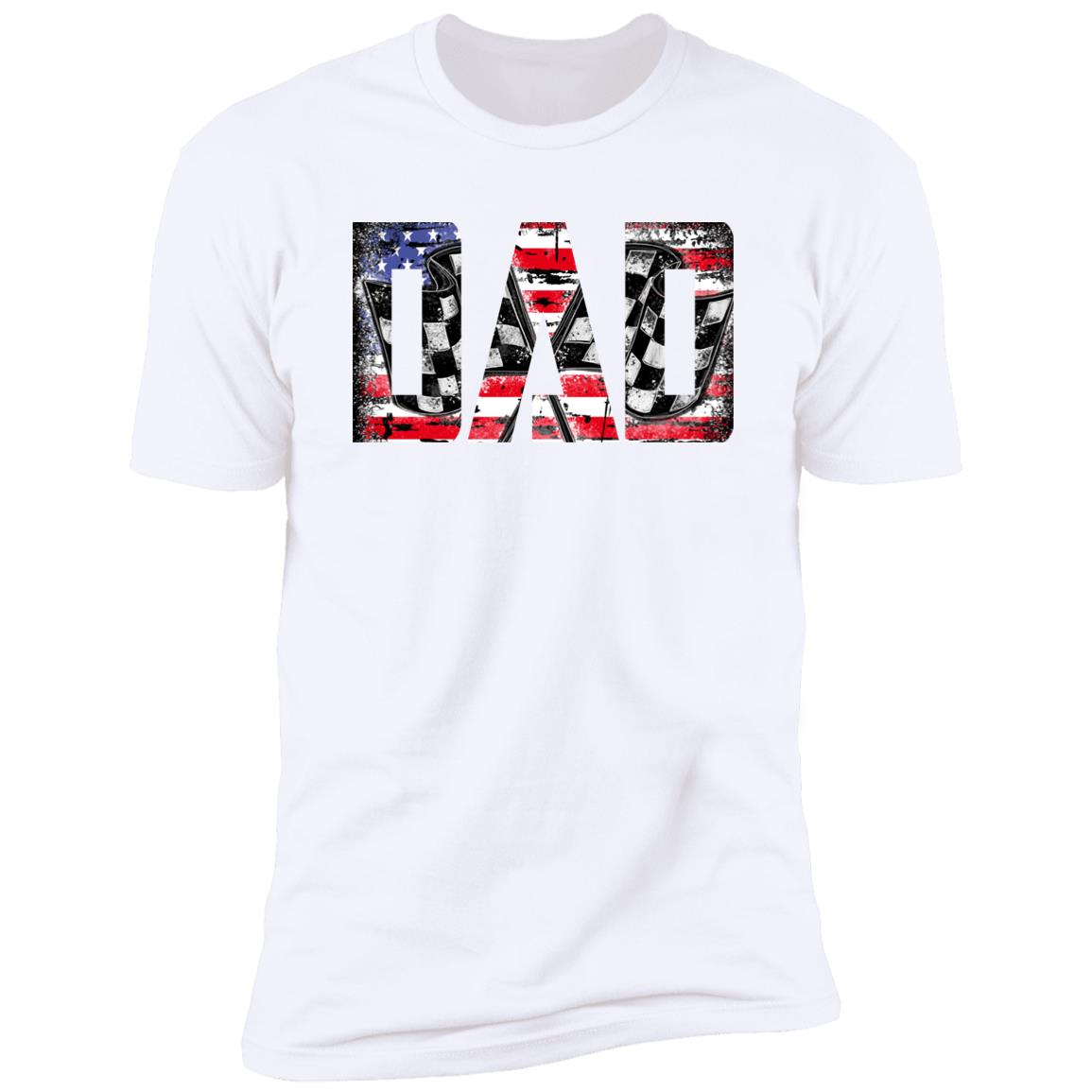 USA Racing Dad Premium Short Sleeve T-Shirt