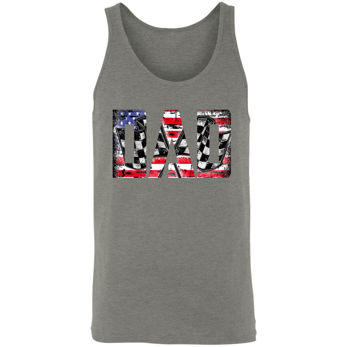 USA Racing Dad Unisex Tank