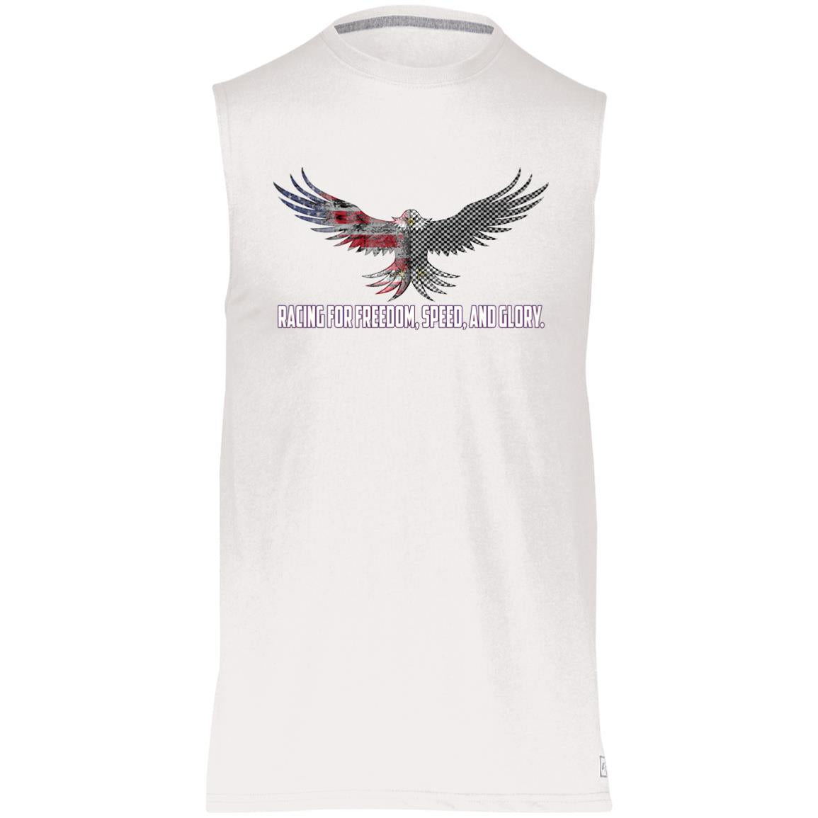 Racing For Freedom, Speed, And Glory Essential Dri-Power Sleeveless Muscle Tee