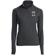 Whoever Said Drag Racing Is A Guy Thing Ladies' 1/2 Zip Performance Pullover