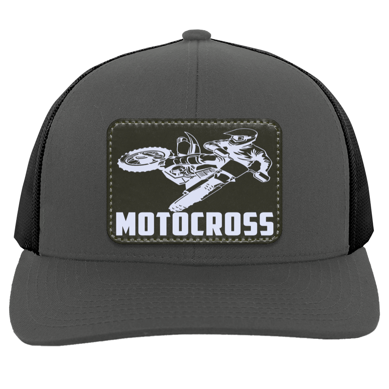 Motocross Trucker Patched Snap Back