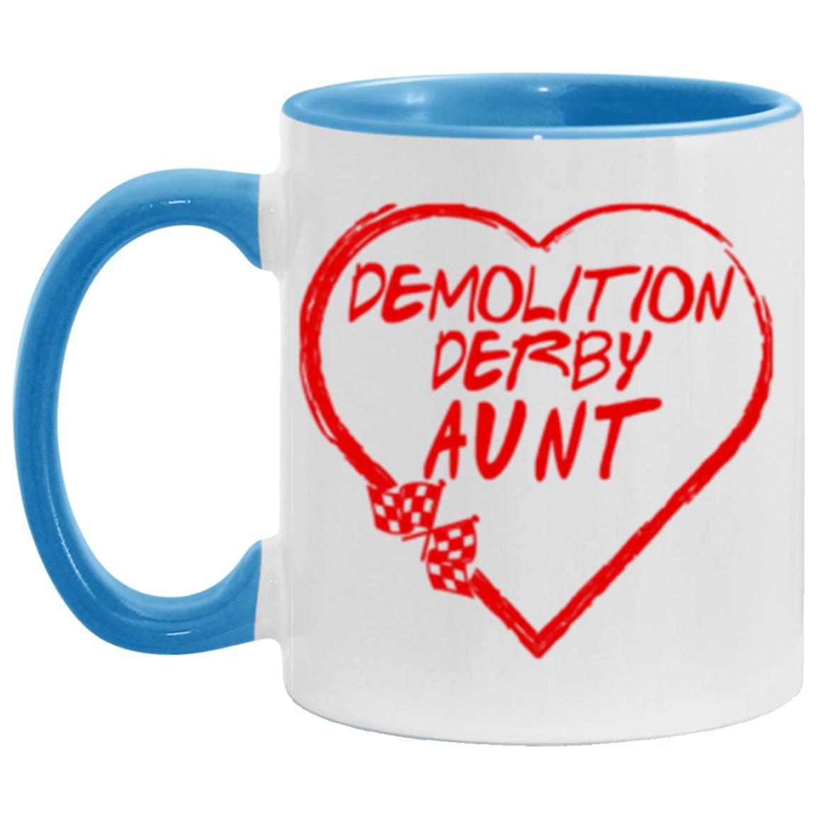 Demolition Derby Aunt Heart 11 oz. Accent Mug