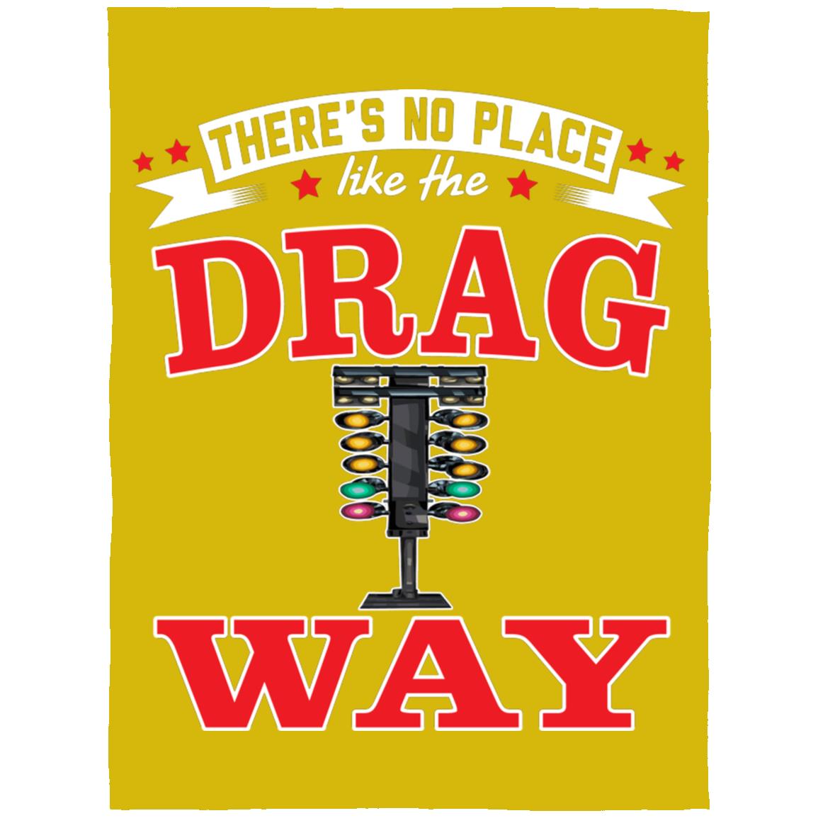 There's No Place Like The Dragway Arctic Fleece Blanket