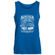 Behind Every Fast Car is a Fast Mom Drag Racing Expert Tank Tops