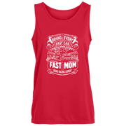 Behind Every Fast Car is a Fast Mom Drag Racing Expert Tank Tops