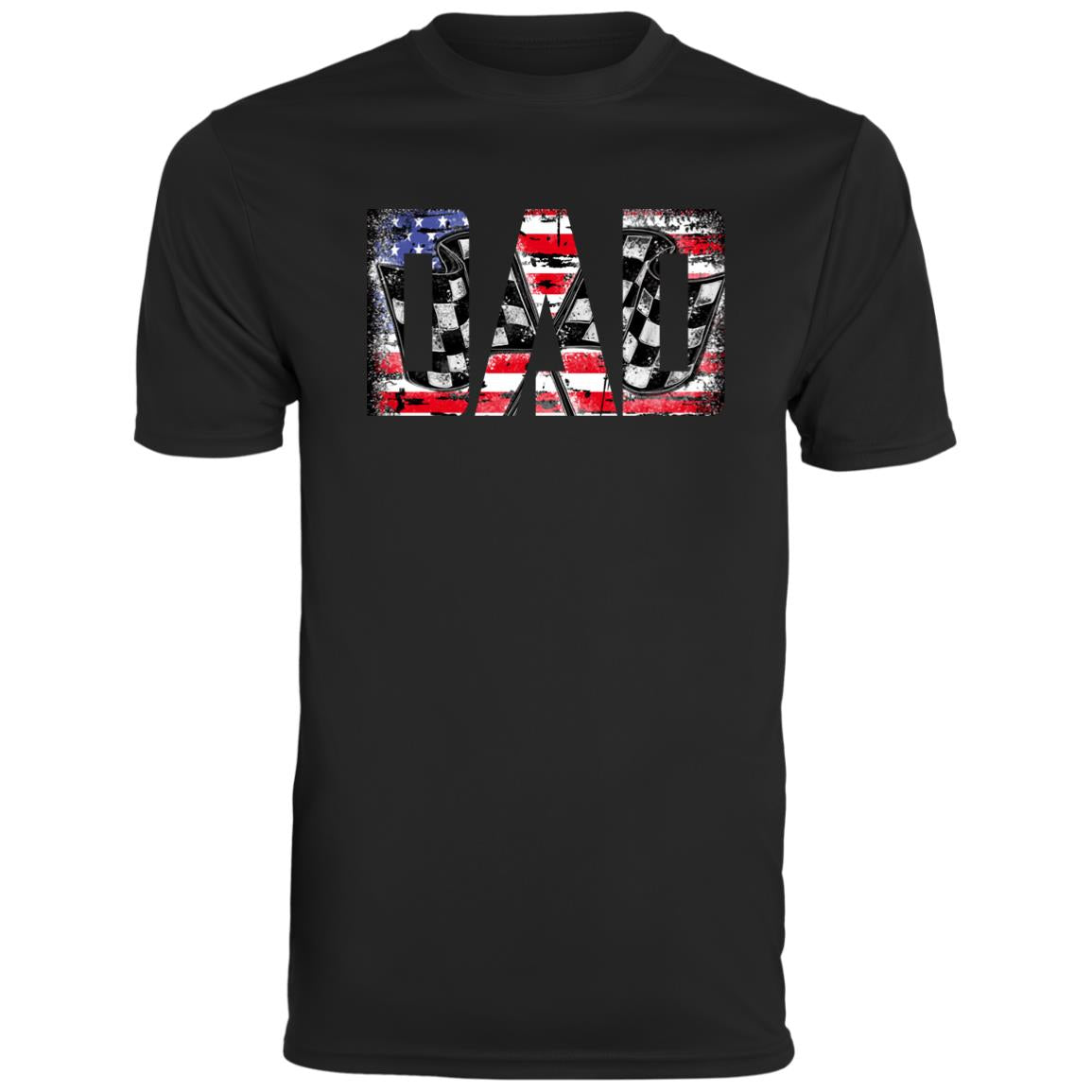 USA Racing Dad Men's Moisture-Wicking Tee