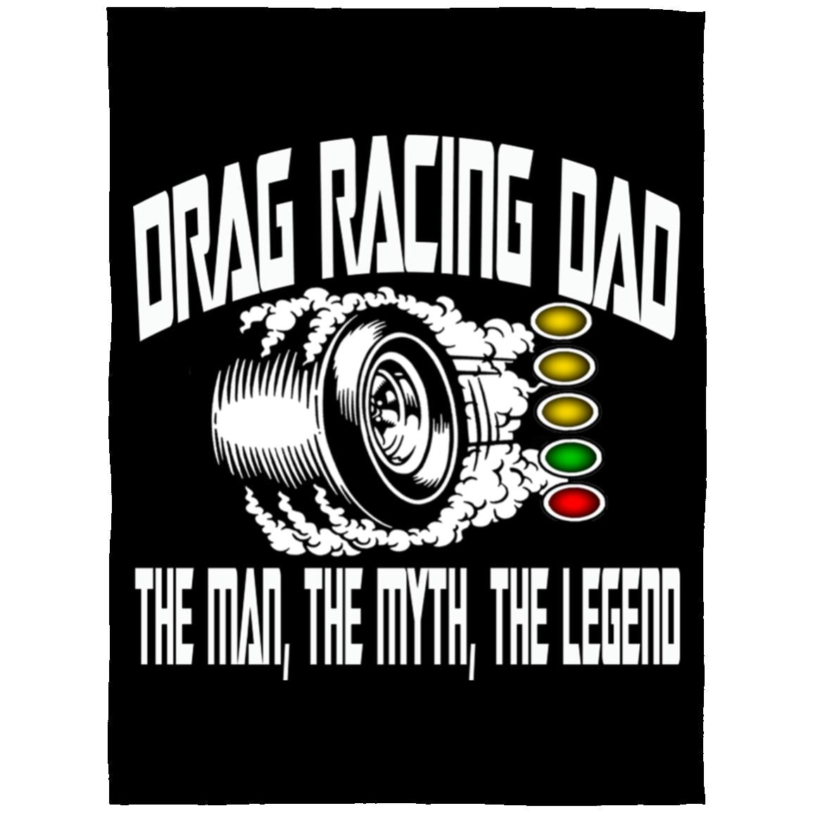 Drag Racing Dad Arctic Fleece Blanket 60x80