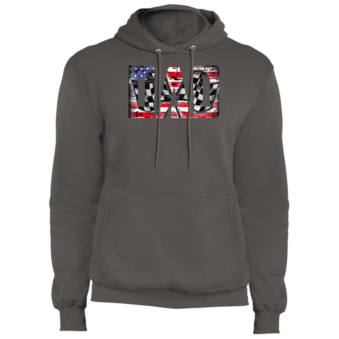 USA Racing Dad Core Fleece Pullover Hoodie