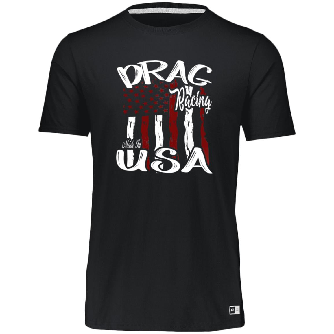 Drag Racing Made In USA Essential Dri-Power Tee