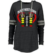 I'm Not Most Moms Drag Racing Ladies Hooded Low Key Pullover