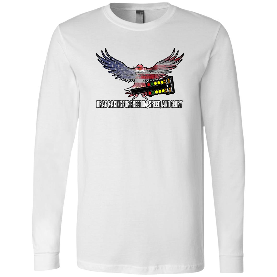 Drag Racing for Freedom, Speed, and Glory Men's Jersey LS T-Shirt