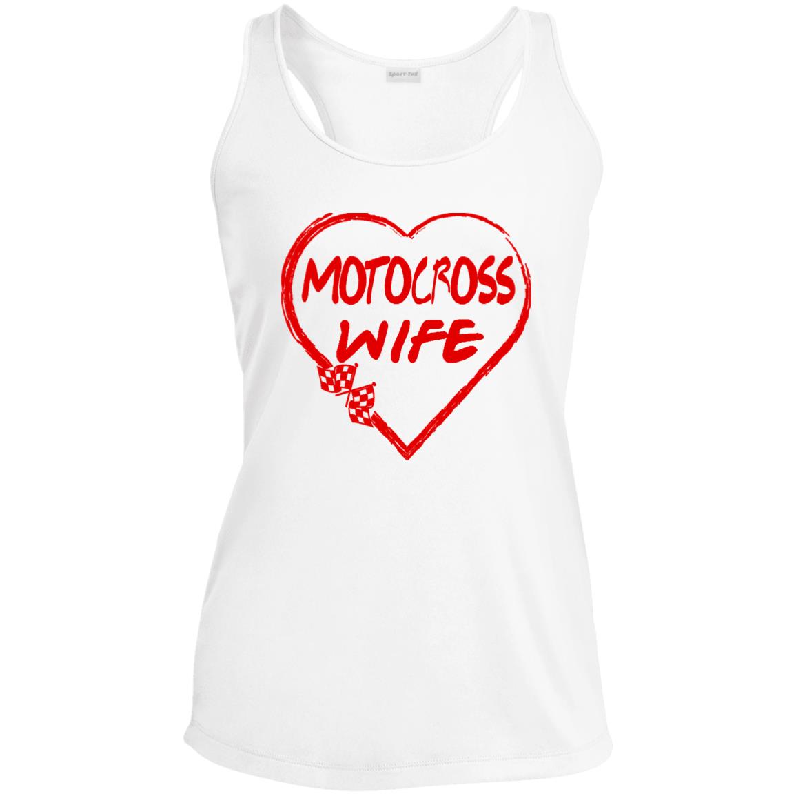 Motocross Wife Ladies' Performance Racerback Tank