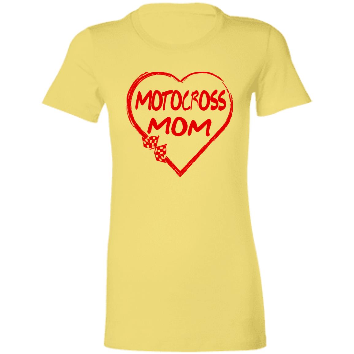 Motocross Mom Heart Ladies' Favorite T-Shirt