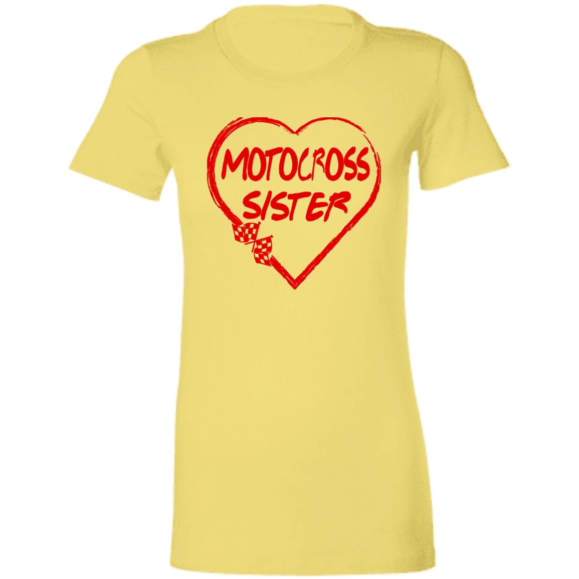 Motocross Sister Heart Ladies' Favorite T-Shirt