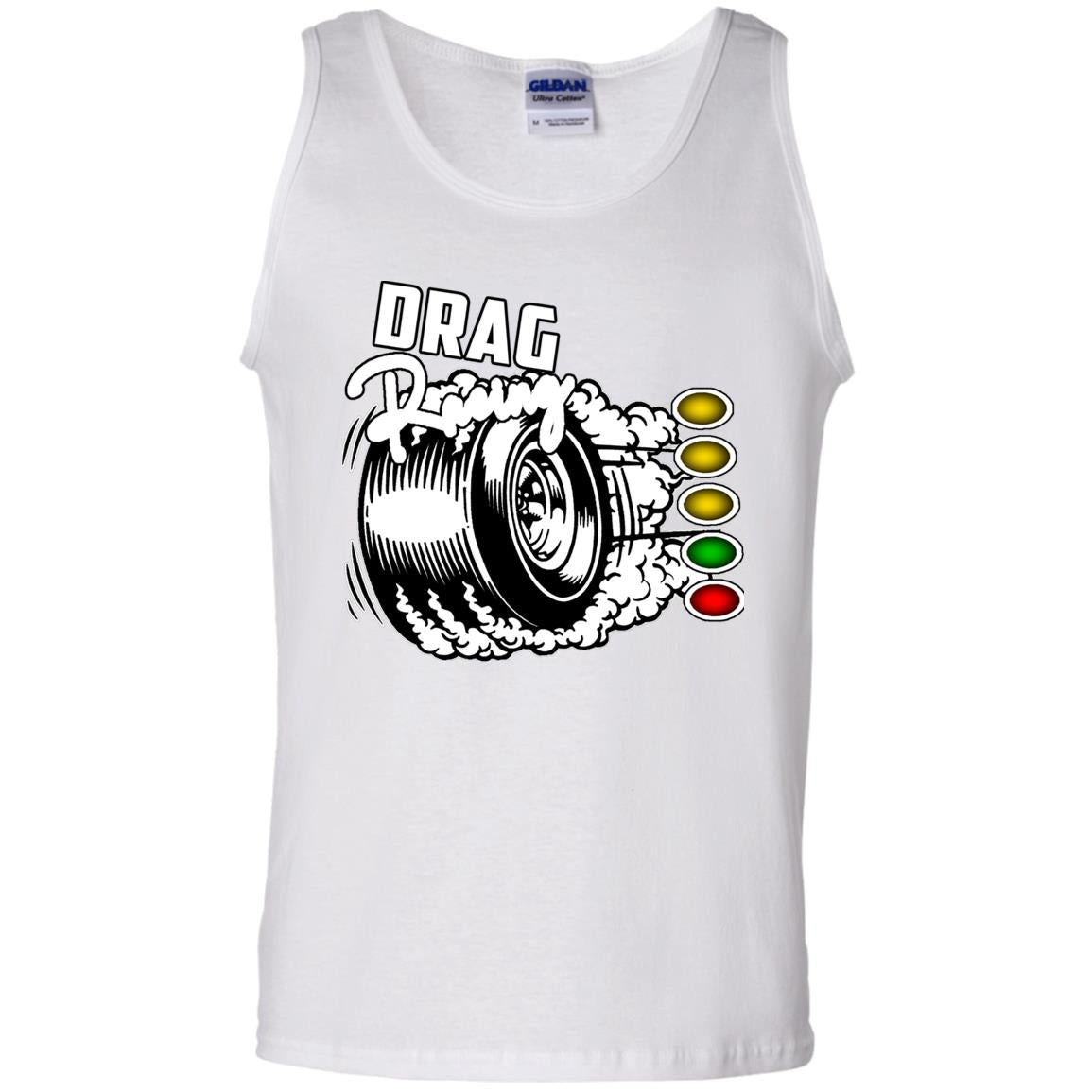 Drag Racing 100% Cotton Tank Top