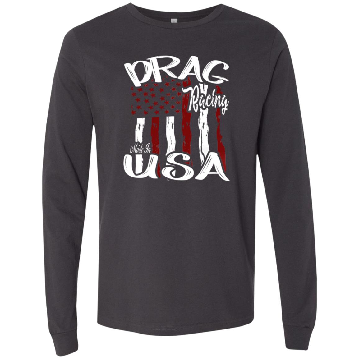 Drag Racing Made In USA Men's Jersey LS T-Shirt