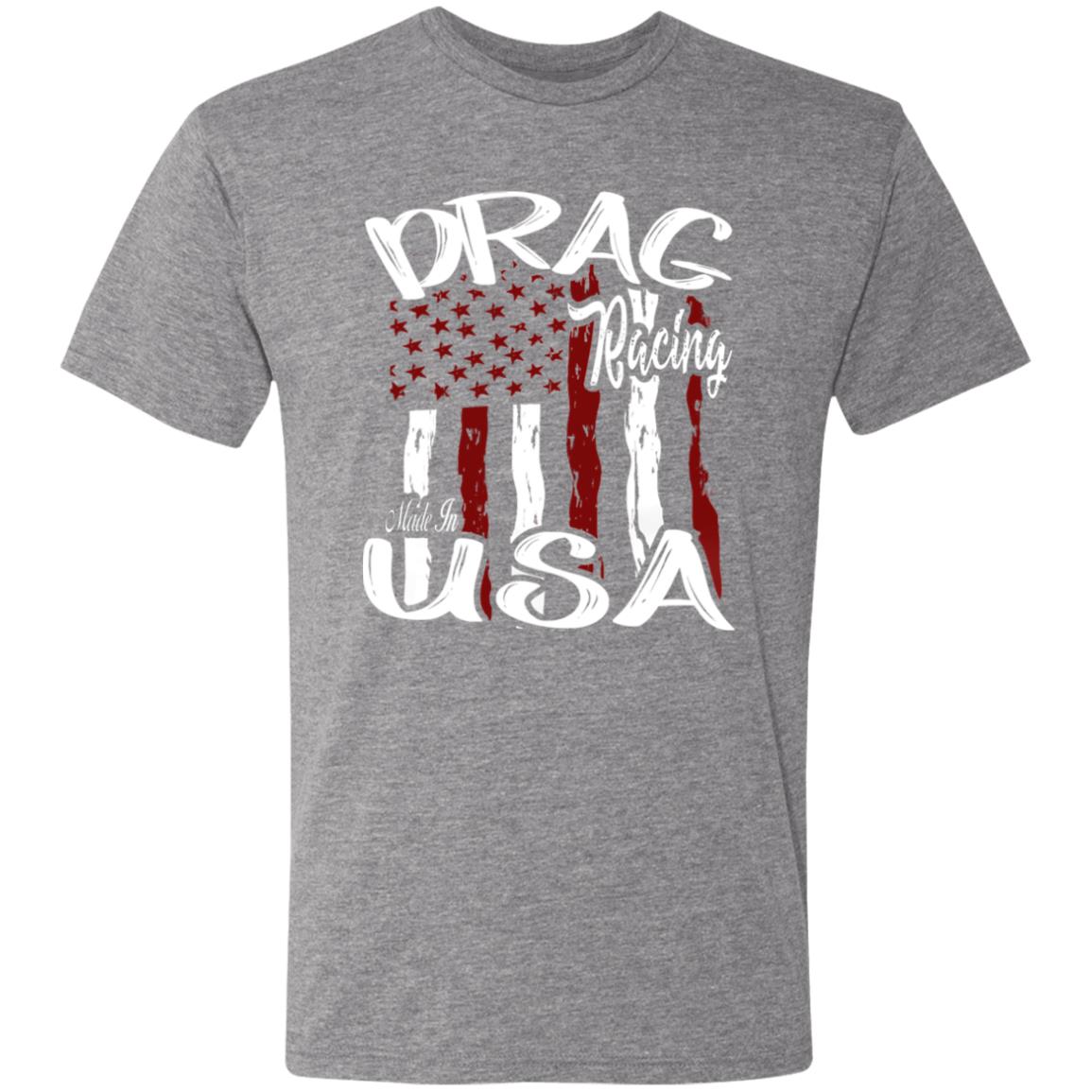 Drag Racing Made In USA Men's Triblend T-Shirt