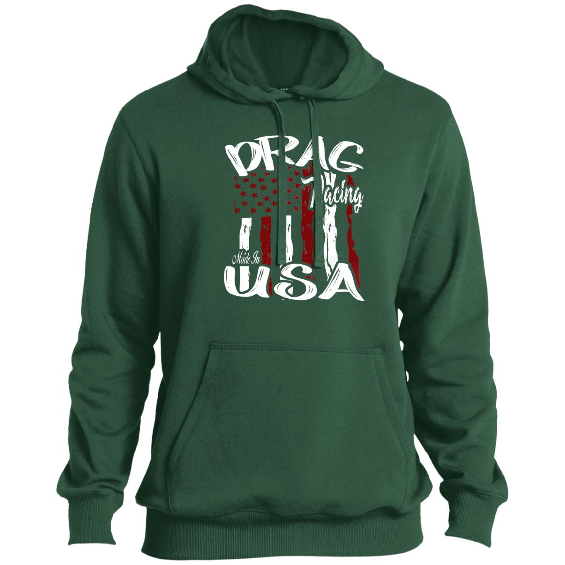 Drag Racing Made In USA Tall Pullover Hoodie