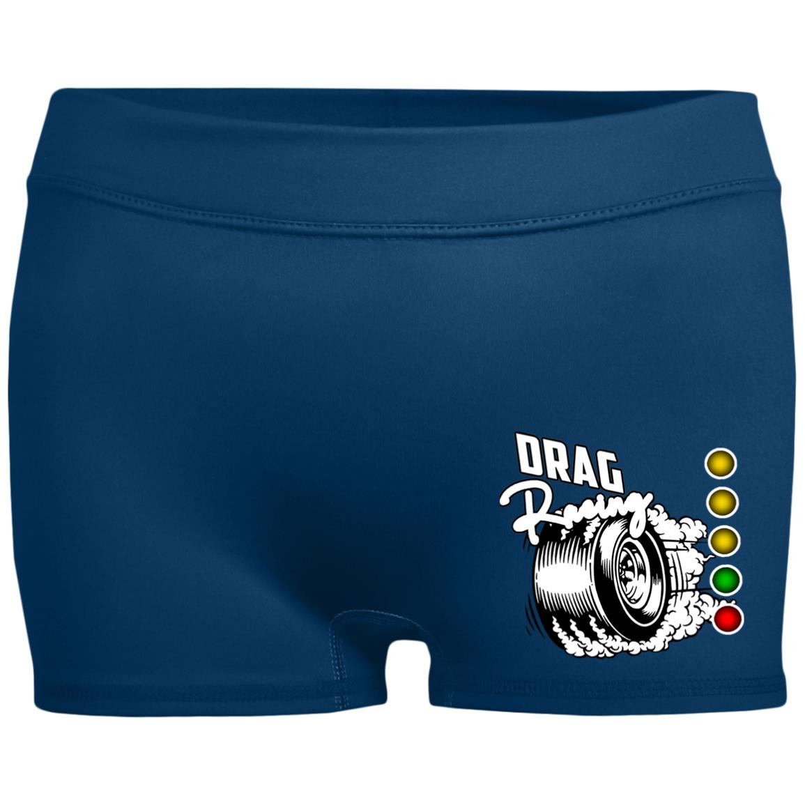 Drag Racing Ladies' Fitted Moisture-Wicking 2.5 inch Inseam Shorts