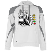 Drag Racing Athletic Colorblock Fleece Hoodie