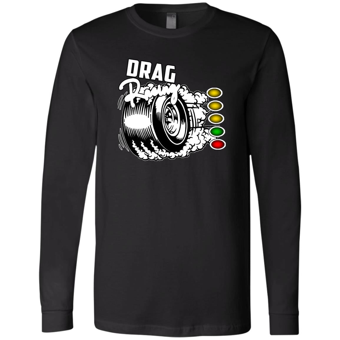 Drag Racing Men's Jersey LS T-Shirt