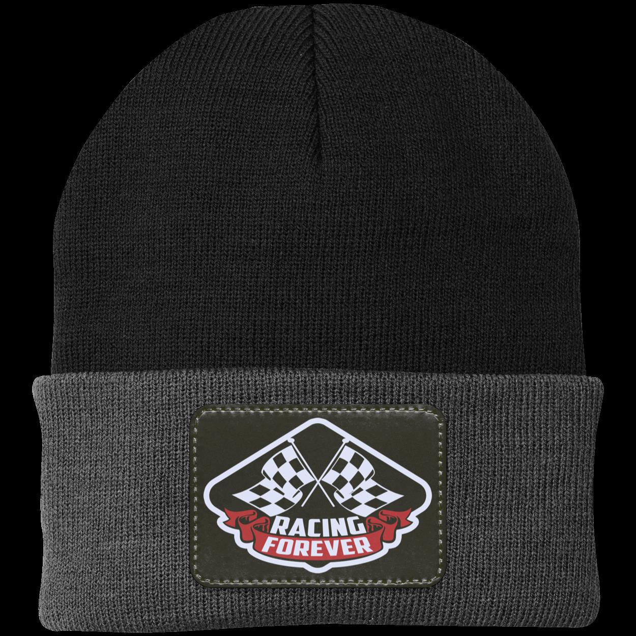 Racing Forever Patched Knit Cap V4