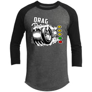 Drag Racing 3/4 Raglan Sleeve Shirt