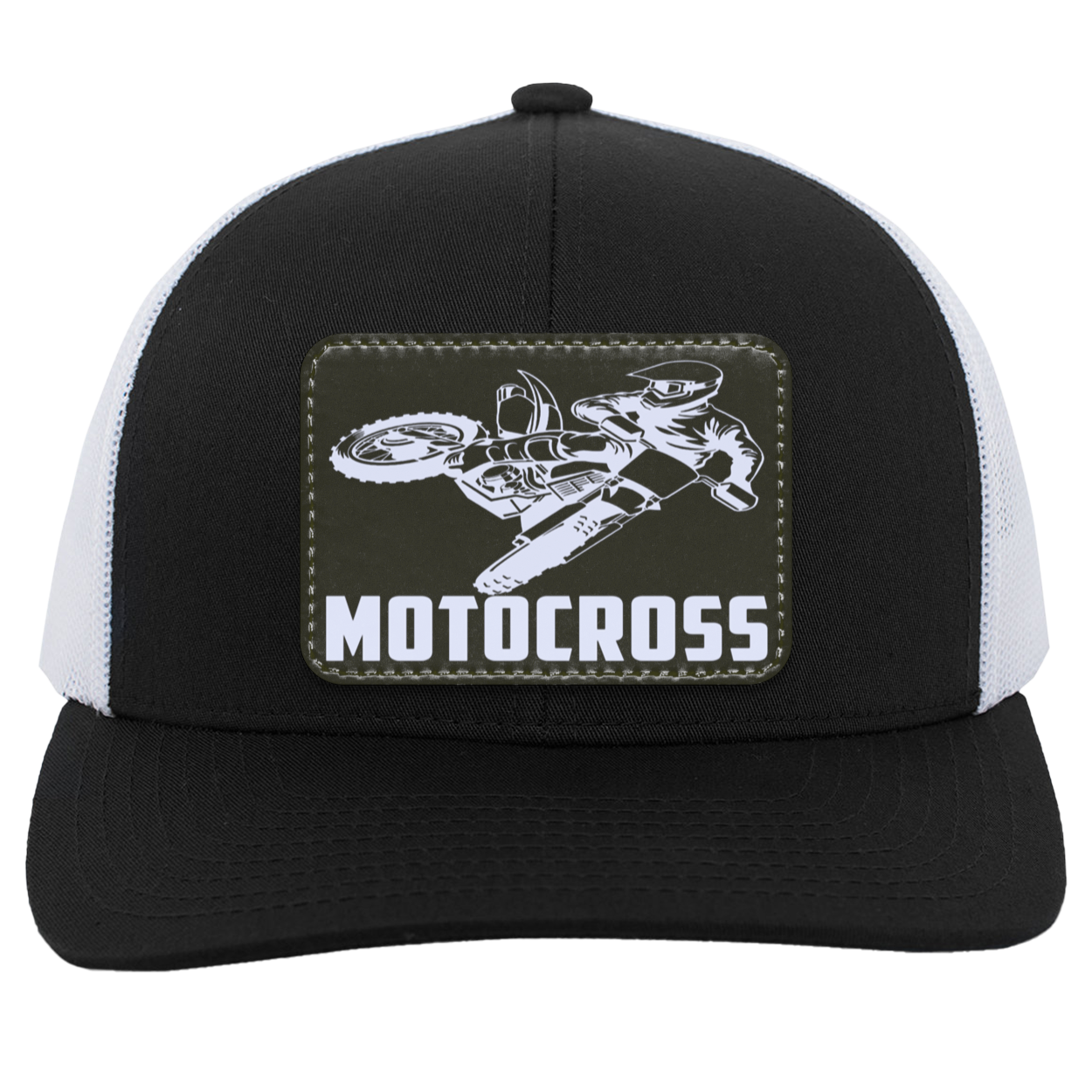 Motocross Trucker Patched Snap Back
