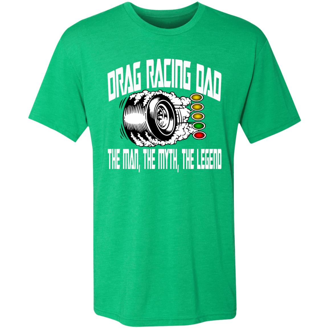 Drag Racing Dad Men's Triblend T-Shirt