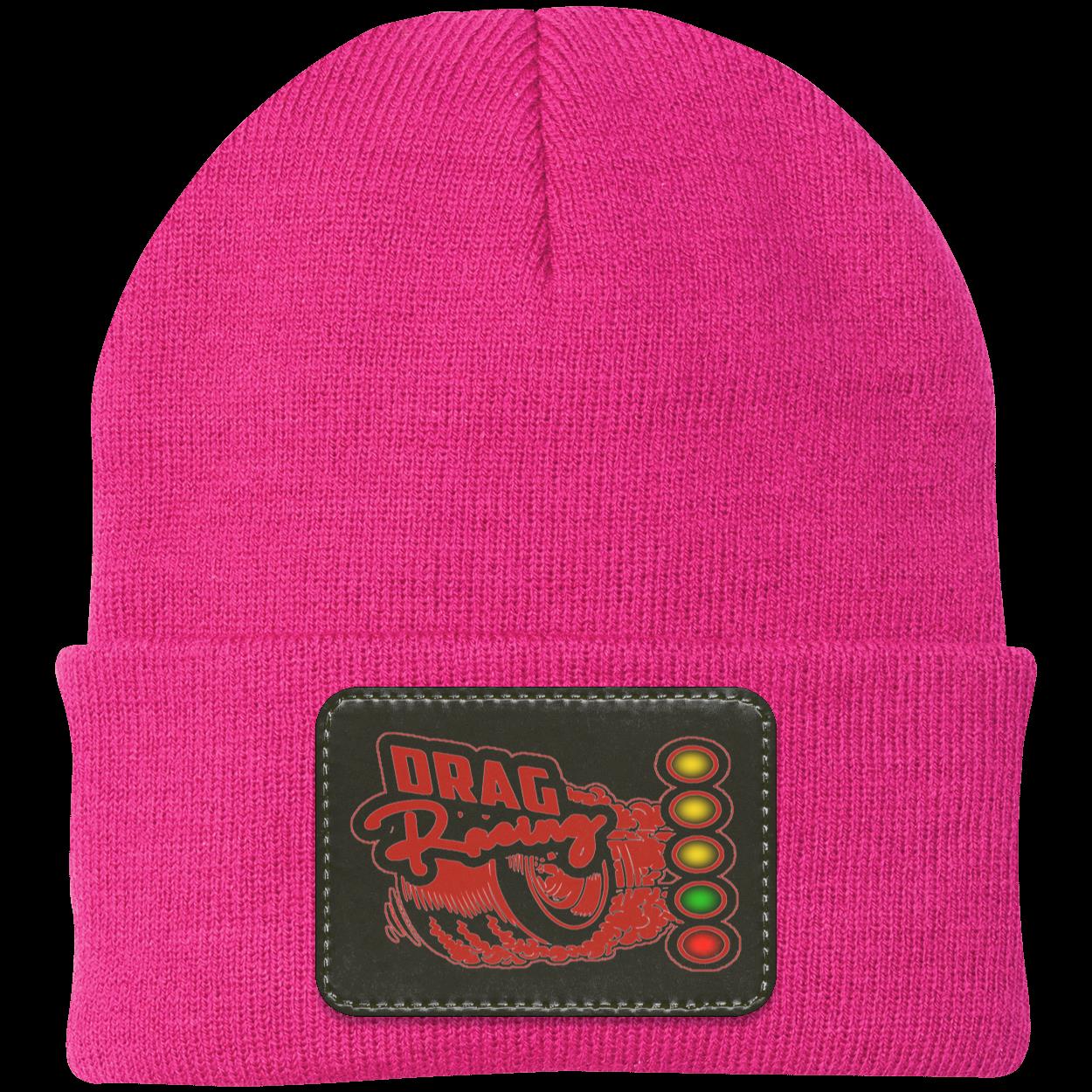 Drag Racing Patched Knit Cap V4