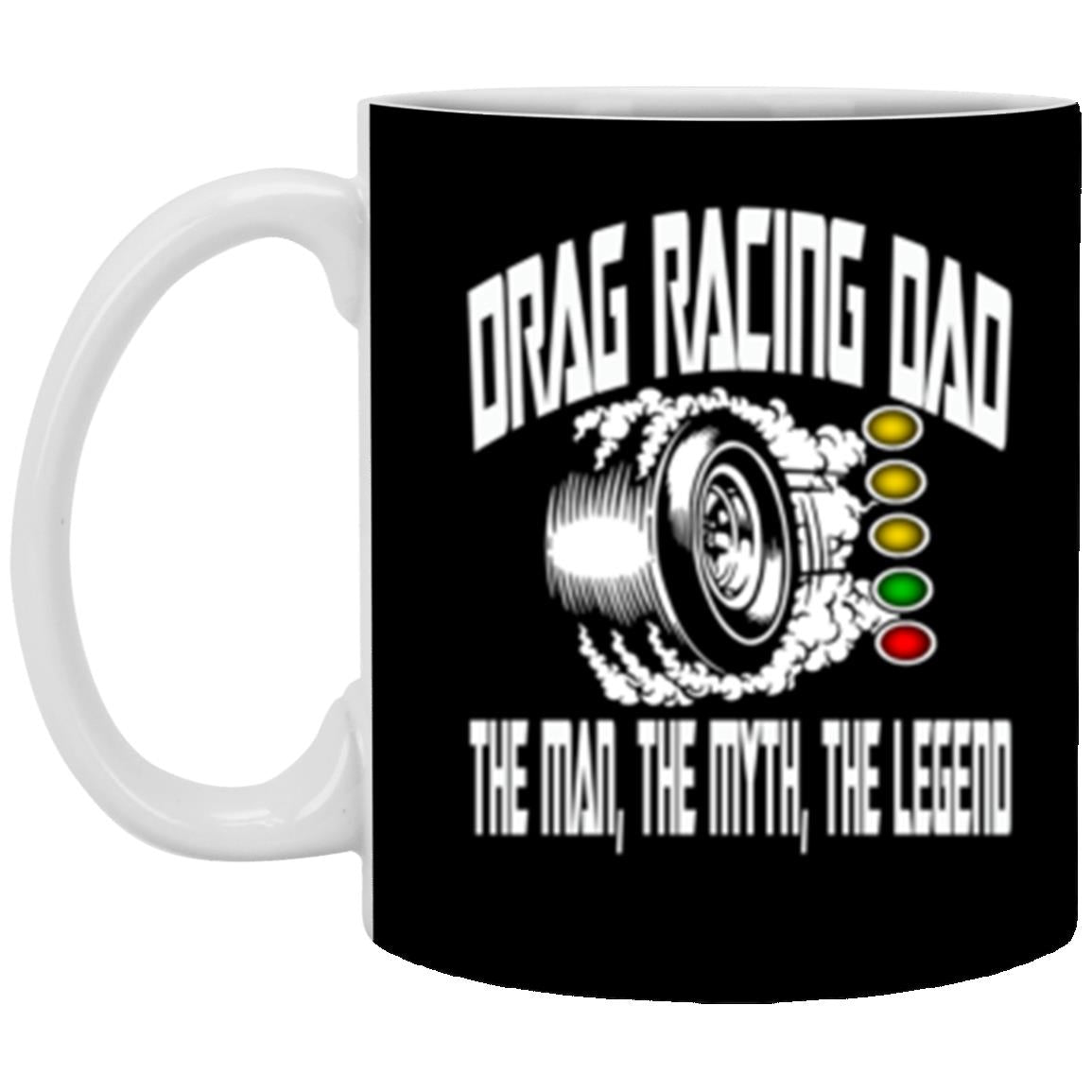 Drag Racing Dad 11 oz. White Mug