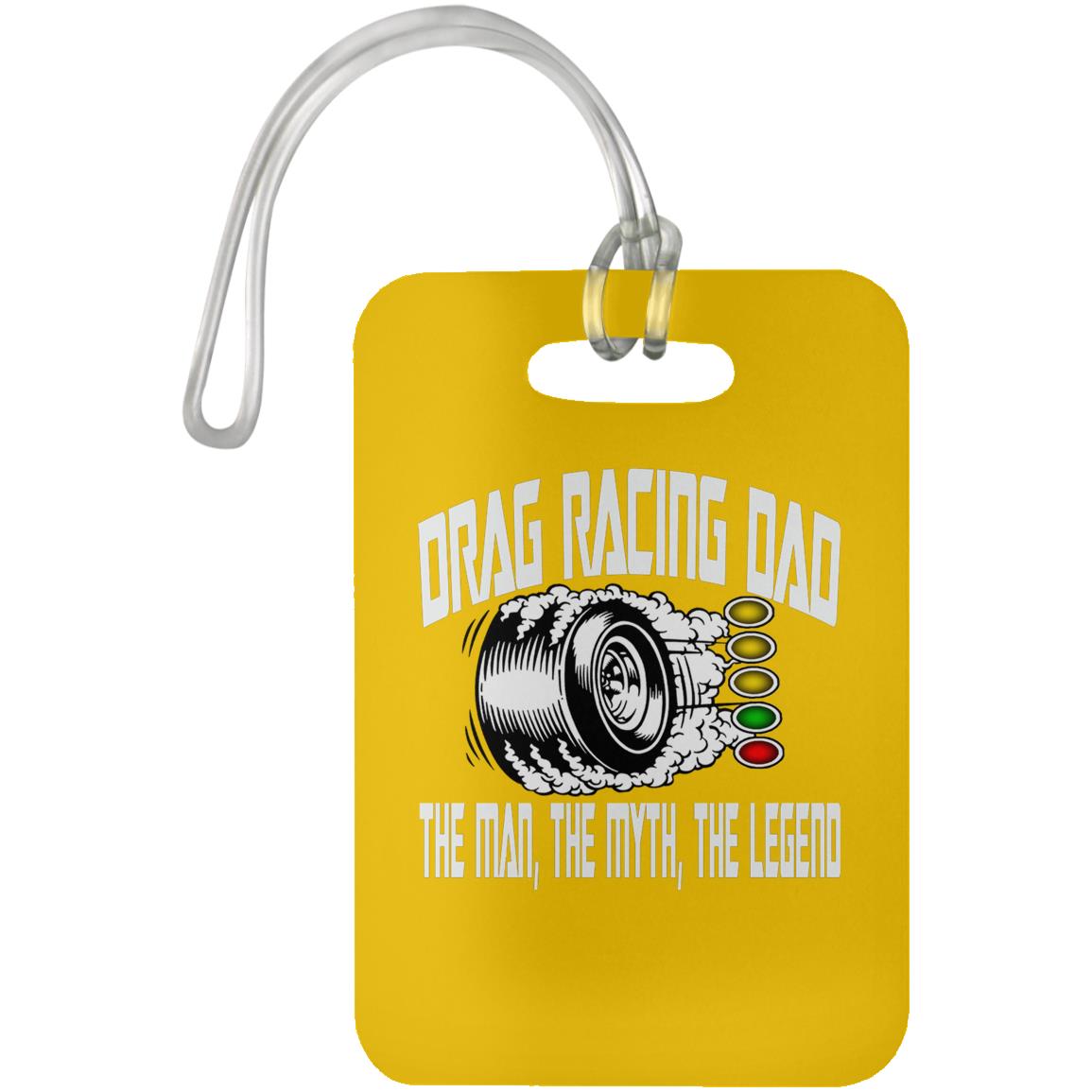 Drag Racing Dad Luggage Bag Tag