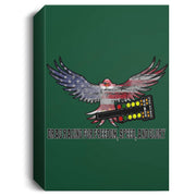 Drag Racing for Freedom, Speed, and Glory Deluxe Portrait Canvas