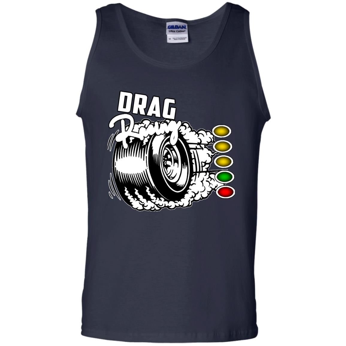 Drag Racing 100% Cotton Tank Top