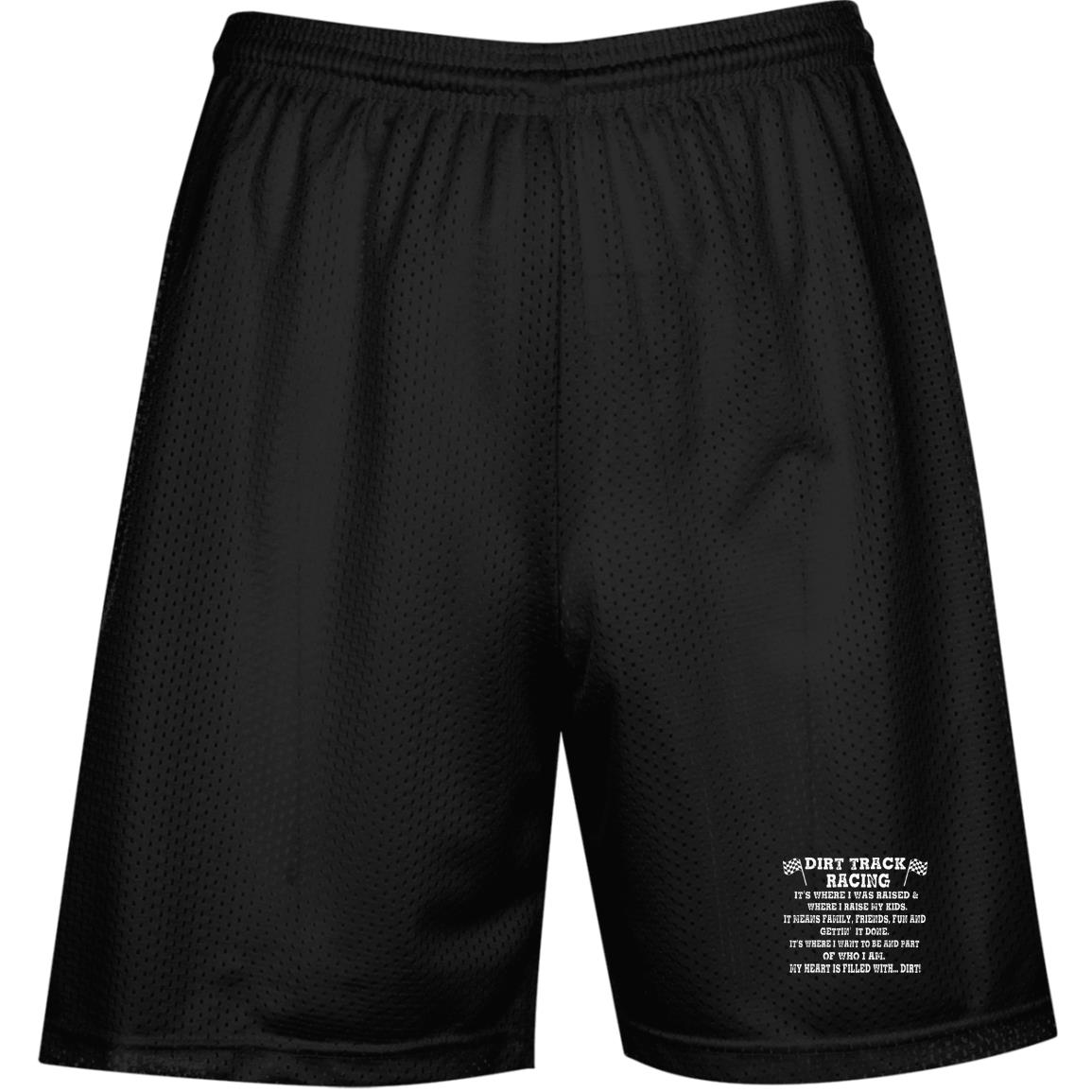 Dirt Track Racing It's Where I Was Raised Performance Mesh Shorts