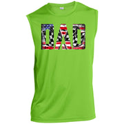 USA Racing Dad Men’s Sleeveless Performance Tee