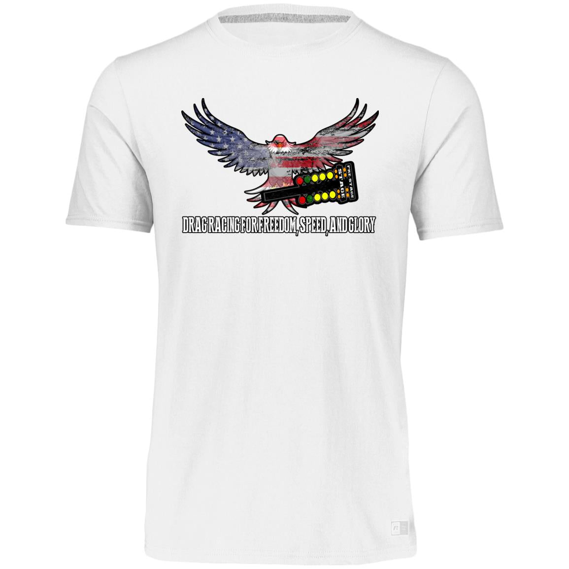 Drag Racing for Freedom, Speed, and Glory Essential Dri-Power Tee