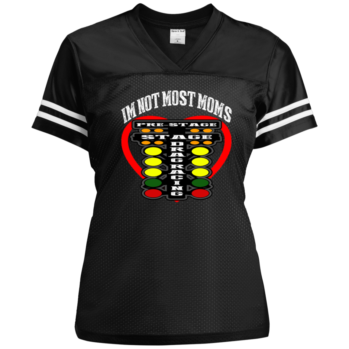 I'm Not Most Moms Drag Racing Ladies' Replica Jersey