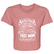 Behind Every Fast Car is a Fast Mom Drag Racing Expert Crop Tops