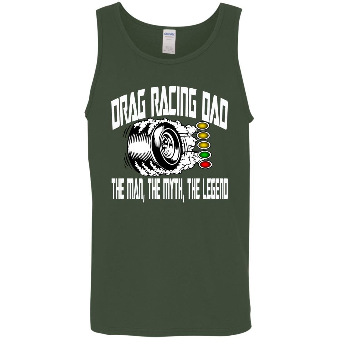 Drag Racing Dad Cotton Tank Top 5.3 oz.